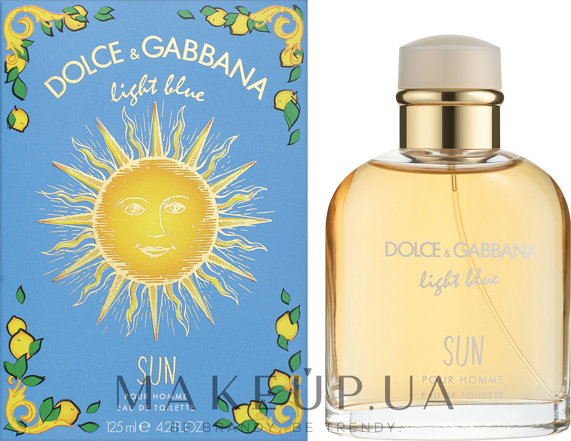 Dolce&Gabbana Light Blue Sun Pour Homme - Туалетна вода — фото 125ml