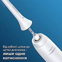 Насадки для електричної зубної щітки, для чищення язика - Philips TongueCare + HX8072/01 — фото N3