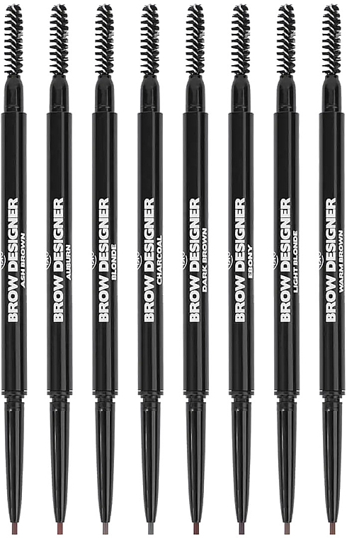 Автоматичний олівець для брів зі щіточкою - BH Cosmetics Brow Designer Precision Pencil — фото N2