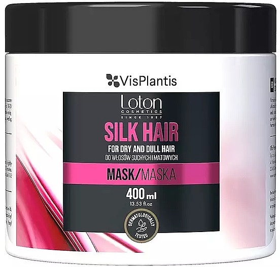Маска для волосся з екстрактом шовку - Vis Plantis Loton Silk Hair Mask — фото N1
