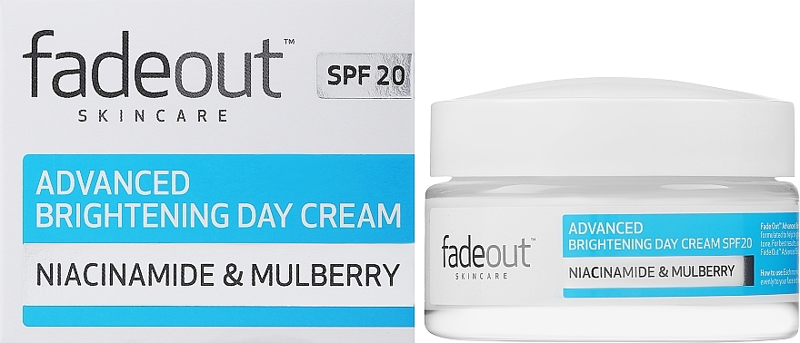 Дневной крем для лица - Fade Out Advanced Cream SPF 20 — фото N2
