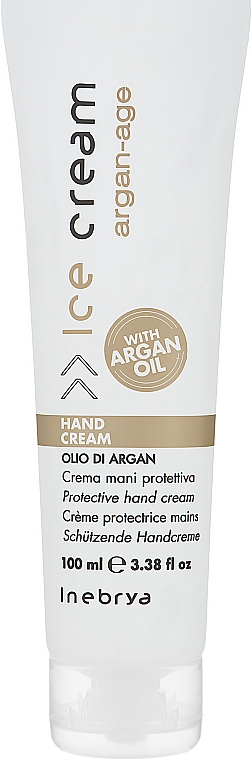 Крем для рук з аргановою олією - Inebrya Ice Cream Argan-Age Hand Cream — фото N2