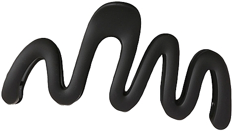 Заколка-краб для волос XL 10.5 см, черная - Ecarla — фото N1