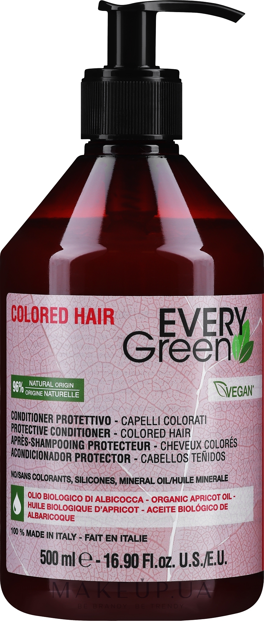 Кондиціонер для фарбованого та обробленого волосся, з абрикосовою олією і томатним соком - Dikson EG Colored Conditioner — фото 500ml