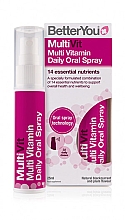 Парфумерія, косметика Спрей для порожнини рота - BetterYou MultiVit Daily Oral Spray Natural Blackcurrant Plum Flavour