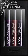 Духи, Парфюмерия, косметика Набор - NYX Professional Makeup Liquid Suede Set (lipstick/3x4ml)