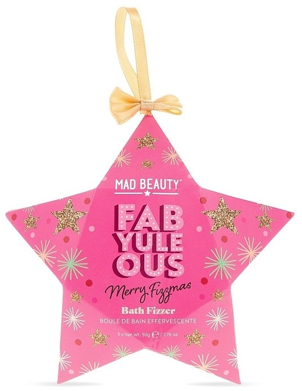 Бомбочки для ванны - Mad Beauty FabYuleOus Mini Bath Fizzer Trio — фото N2