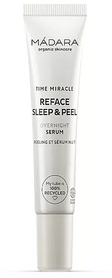 Сыворотка для лица - Madara Time Miracle Reface Sleep & Peel Overnight Serum — фото N1