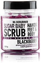 Парфумерія, косметика Цукровий скраб для тіла  "Blackberry" - Mr.Scrubber Shugar Baby Hands Feet & Body Scrub