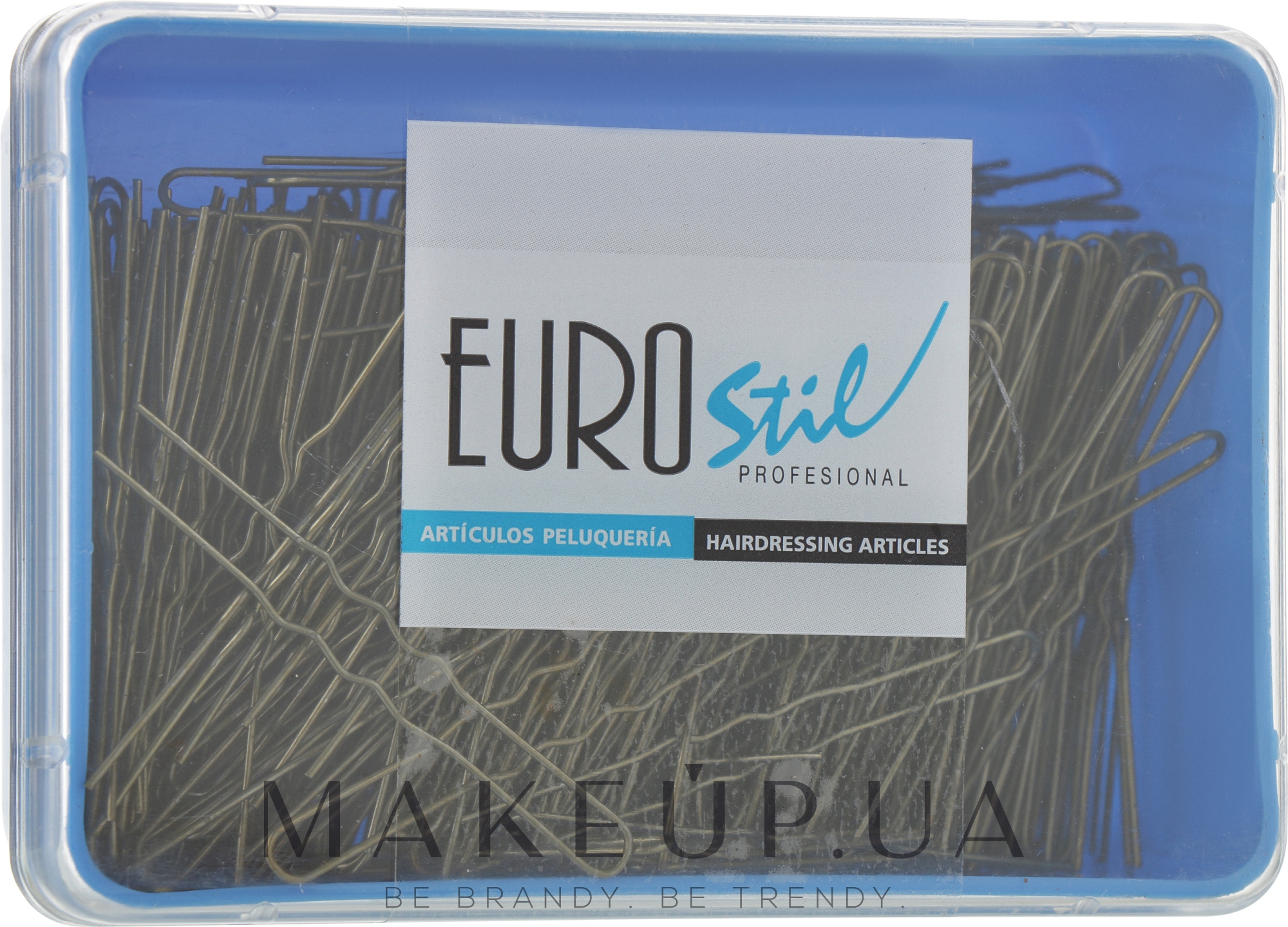 Шпильки для волос 01616, 55 мм - Eurostil — фото 400шт