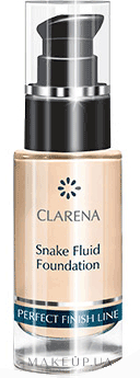 Тональный флюид для лица - Clarena Snake Fluid Foundation — фото Beige