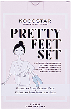 Духи, Парфюмерия, косметика Набор - Kocostar Pretty Feet Set (f/mask/40ml + f/mask/14ml)