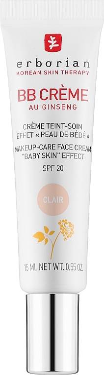 ВВ-крем с эффектом "Кожа как у ребенка" - Erborian BB Cream Baby Skin Effect SPF 20 (мини)