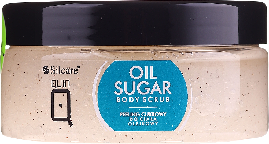 Олійний цукровий пілінг для тіла - Silcare Quin Sugar Body Peel Oil — фото N1