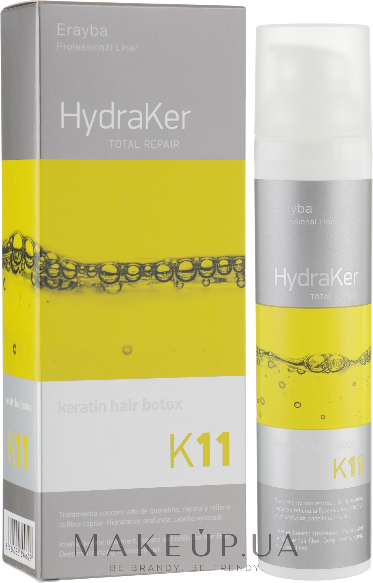 Ботокс для волос "Глубокое восстановление" - Erayba HydraKer K11 Keratin Hair Botox — фото 100ml