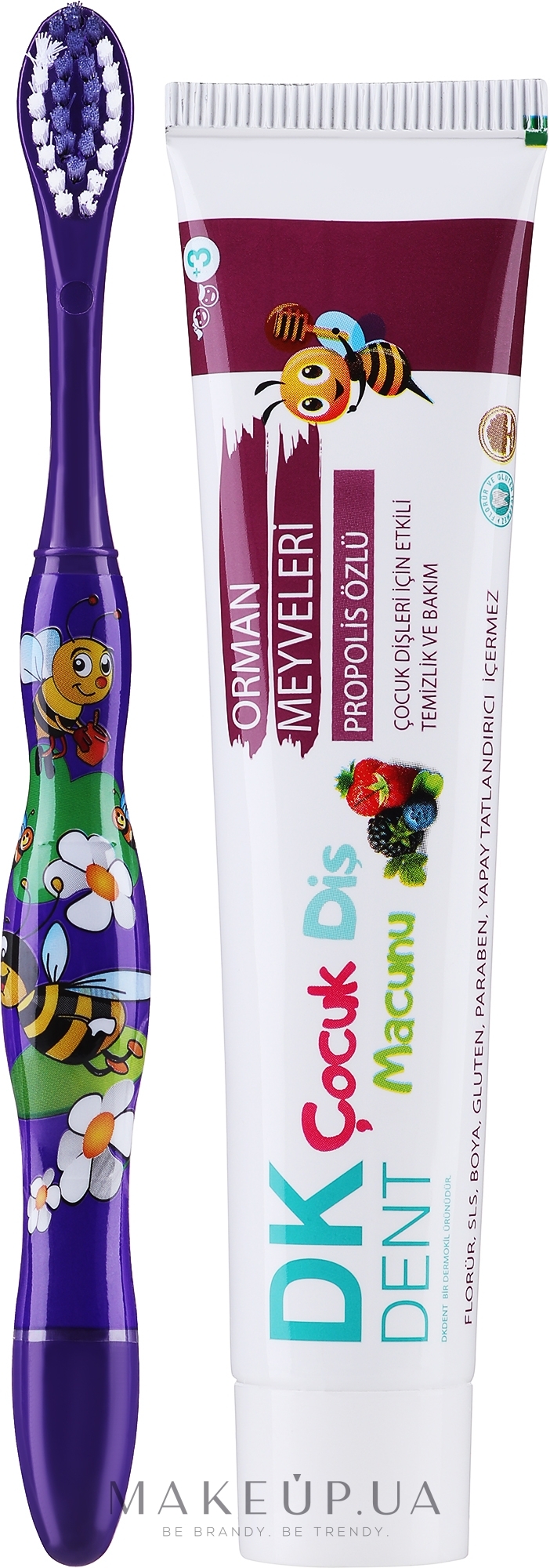 Зубная паста "Лесные ягоды" - Dermokil DKDent Toothpaste — фото 50ml