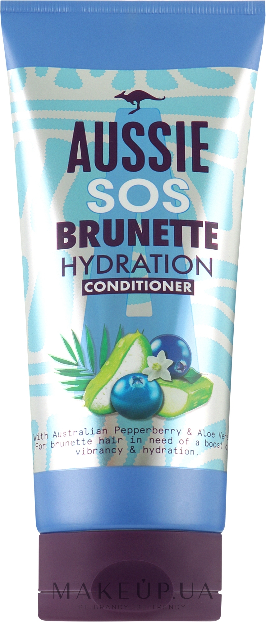 Кондиціонер для темного волосся - Aussie SOS 3 Minute Miracle Hair Conditioner Brunette — фото 200ml