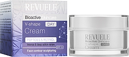Духи, Парфюмерия, косметика Скульптурирующий дневной крем для контура лица - Revuele Bioactive Skin Care Retinol + Peptides V-shape Day Cream