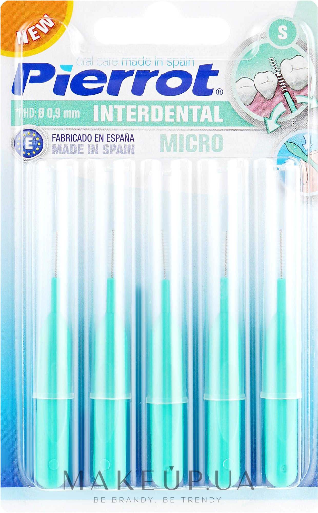 Межзубные ёршики 0.9 мм - Pierrot Interdental Micro — фото 5шт