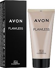 Тональный крем для лица "Безупречный тон" - Avon Flawless Liquid Foundation SPF15 — фото N1