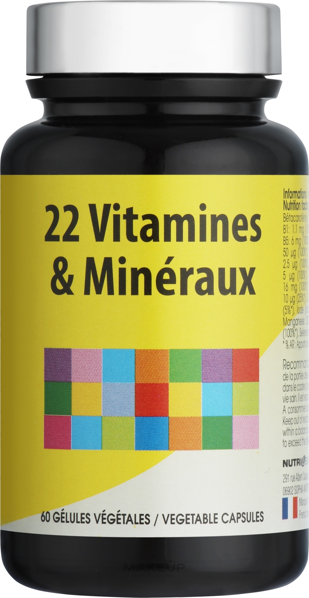 Комплекс "22 вітаміни та мінерали" - NutriExpert — фото 60шт