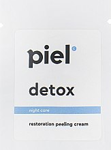 Нічний регенерувальний крем з пілінг-ефектом - Piel cosmetics Specialiste Silver Cream Detox (пробник) — фото N2