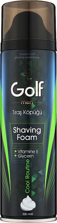 Піна для гоління - Golf Shaving Foam Cool Routine — фото N1