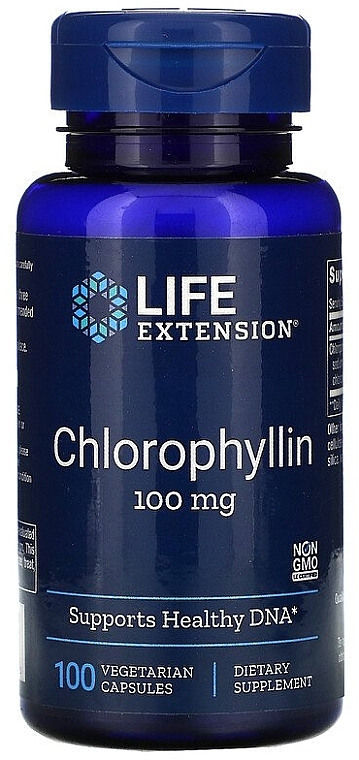 Пищевые добавки "Хлорофиллин" - Life Extension Chlorophyllin, 100 mg — фото N1