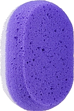 Губка для душа овальная, фиолетовая - LULA — фото N1
