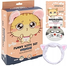 Набор - Mond'Sub Funny Kitty Set (f/mask/24ml + cosmetic/bandage/1szt) — фото N1
