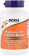 Пробіотик-10 і біфідобактерії - Now Foods Probiotic-10 & Bifido Boost — фото N1