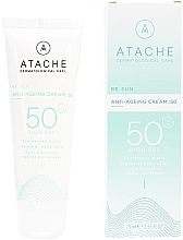 Сонцезахисний антивіковий крем для обличчя - Atache Be Sun Anti-Ageing Cream Spf 50 — фото N1