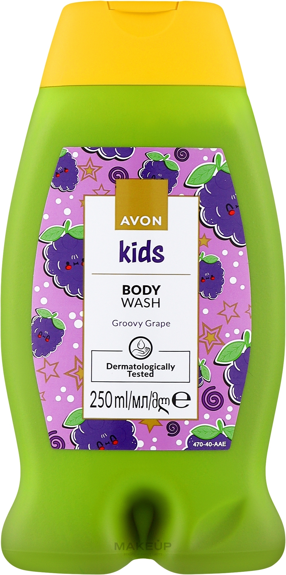 Гель для душа и пена для ванны "Смеющийся виноград" для детей - Avon Kids Laughing Grapes Body Wash — фото 250ml