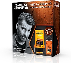 Духи, Парфюмерия, косметика Подарочный набор "Термозащита" - L'Oreal Paris Men Expert (sh/gel/300ml + deo/50ml)