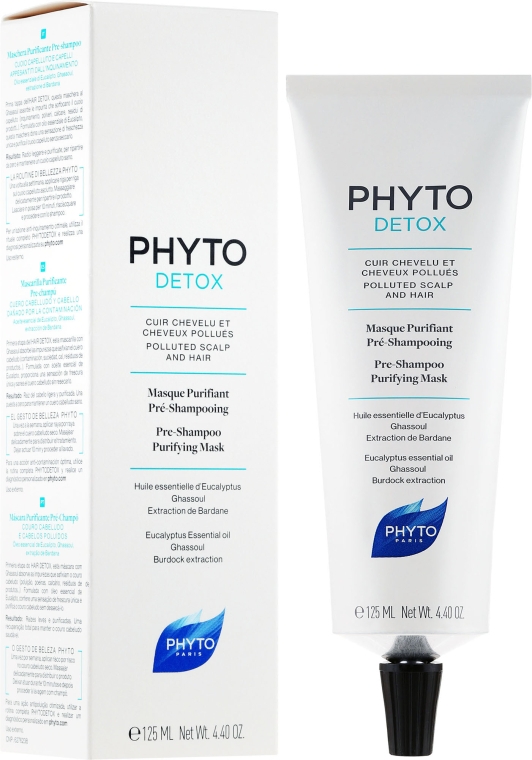 Маска для волос - Phyto Pre-Shampoo Purifying Mask — фото N2