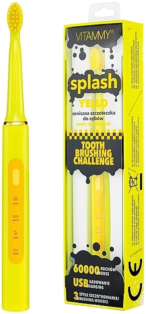 Електрична зубна щітка "Splash Yello" - Vitammy — фото N1