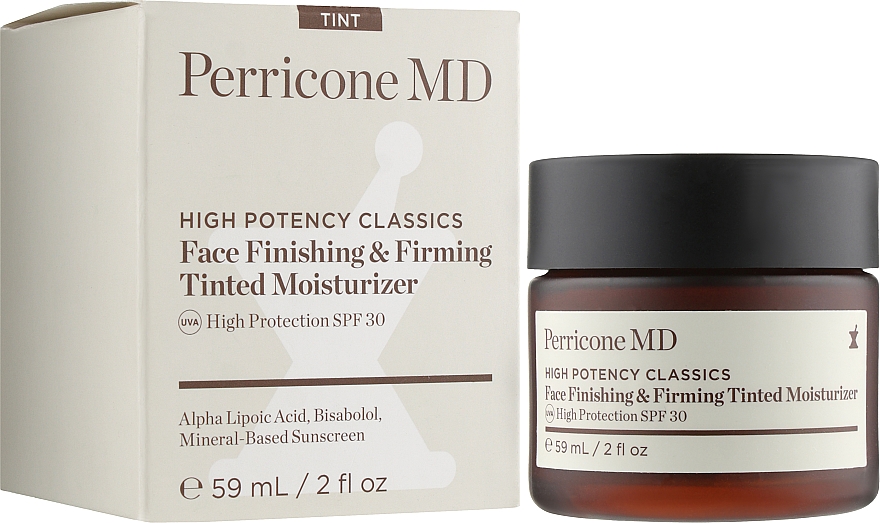 Увлажняющий крем для лица - Perricone MD Hight Potency Face Finishing Moisturizer Tint — фото N2