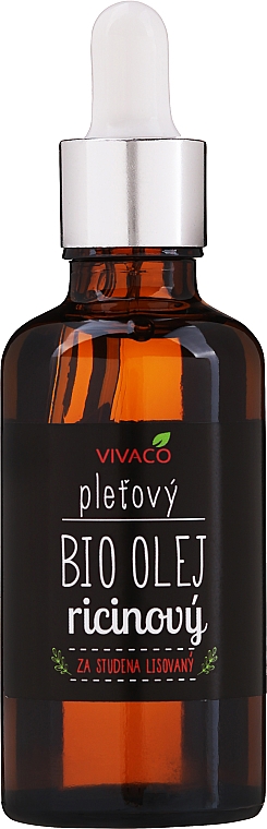 Касторовое масло с пипеткой - Vivaco Bio Castor Oil — фото N1
