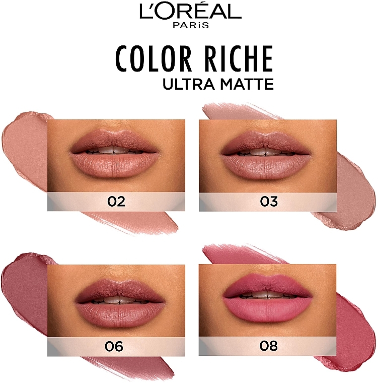 Ультраматовая помада для губ - L`Oréal Paris Color Riche Ultra Matte — фото N2