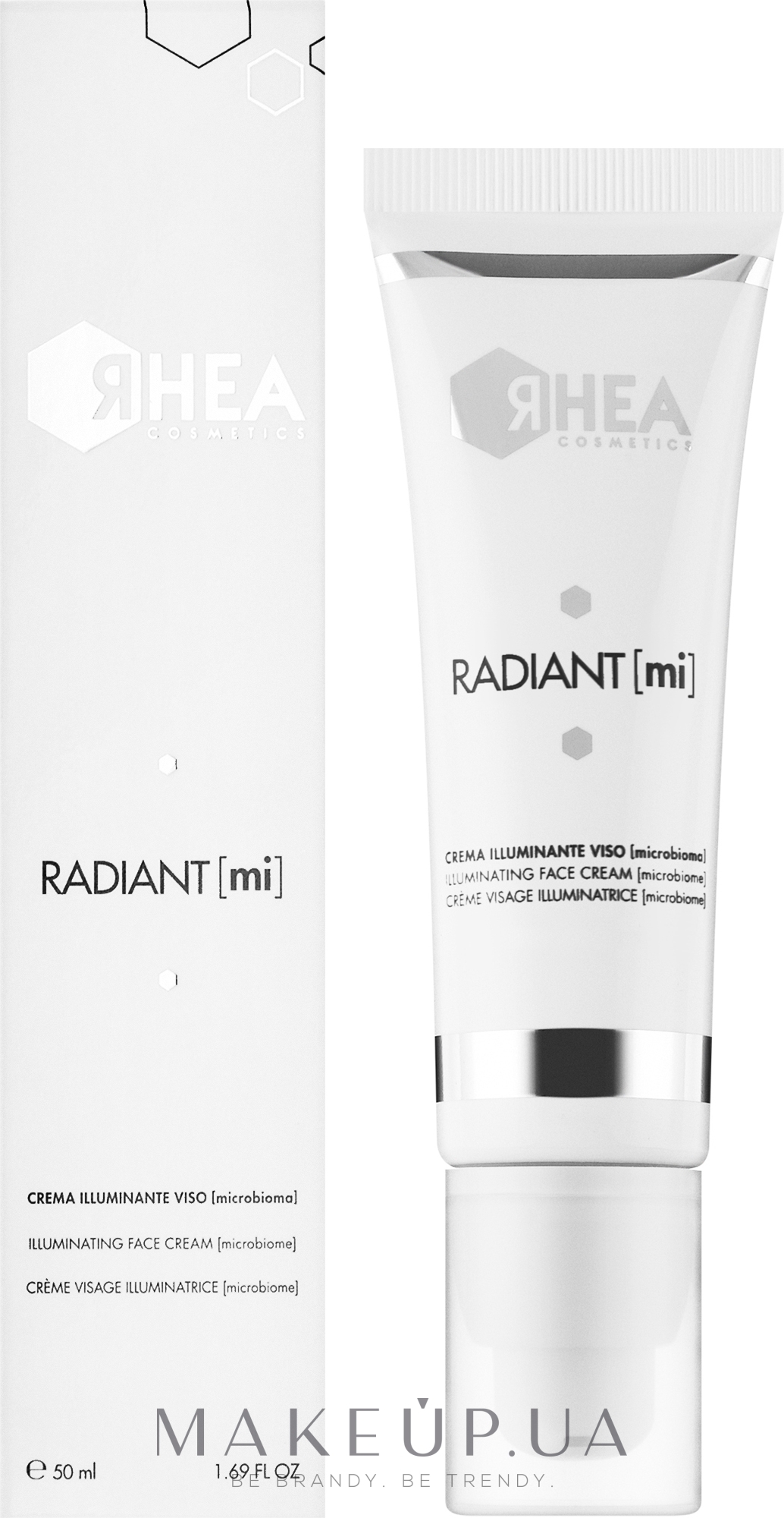 Мікробіом-крем для сяяння шкіри - Rhea Radiant [mi] Illuminating Face Cream — фото 50ml