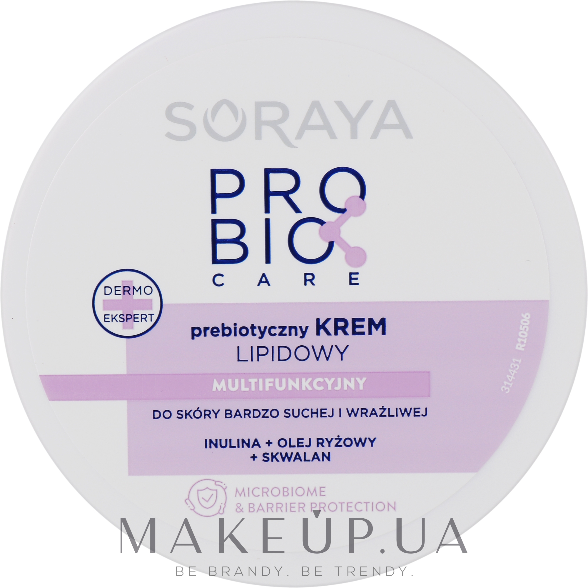 Пребиотический липидный крем для сухой и чувствительной кожи - Soraya Probio Care Lipid Cream — фото 200ml