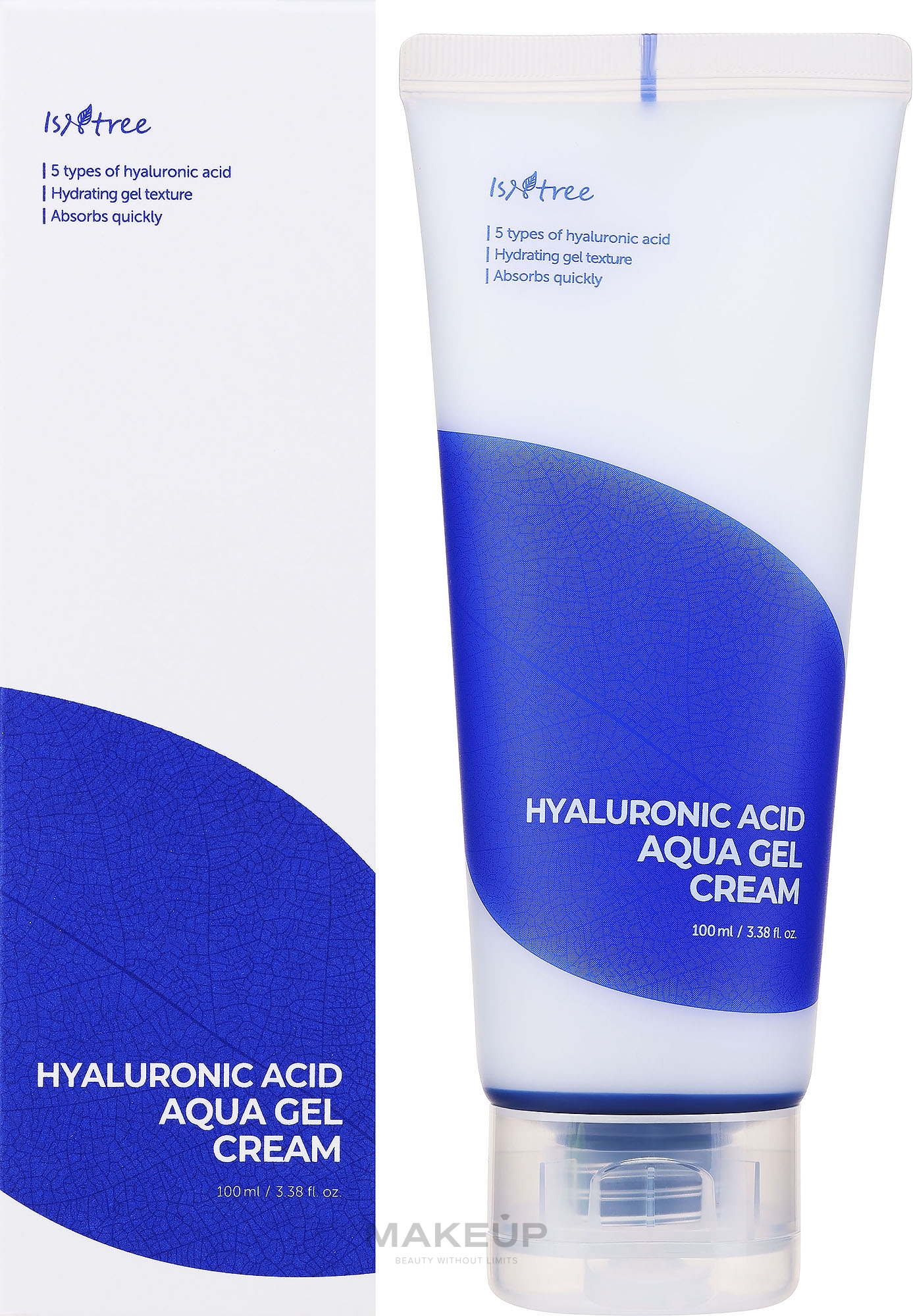 Гель-крем увлажняющий гиалуроновый - Isntree Hyaluronic Acid Aqua Gel Cream — фото 100ml
