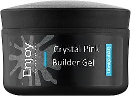 Парфумерія, косметика Конструювальний гель для нігтів, прозоро-рожевий - Enjoy Professional Crystal Pink Builder Gel