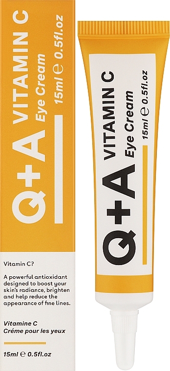 Питательный крем для кожи вокруг глаз с витамином C - Q+A Vitamin C Eye Cream — фото N2