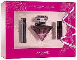 Духи, Парфюмерия, косметика Lancome La Nuit Tresor A La Folie - Набор (edp/30ml + mascara/mini/2ml + lipstik/3ml)