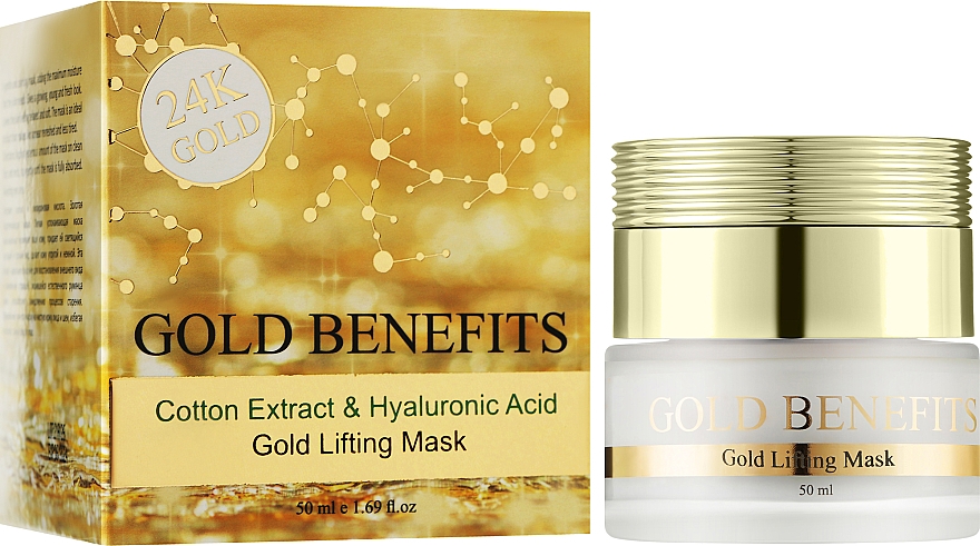 Золотая подтягивающая маска - Sea of Spa Gold Benefits Gold Lifting Mask — фото N2