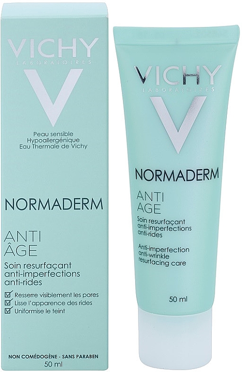 Антивозрастной крем для проблемной кожи - Vichy Normaderm Anti-Age — фото N1