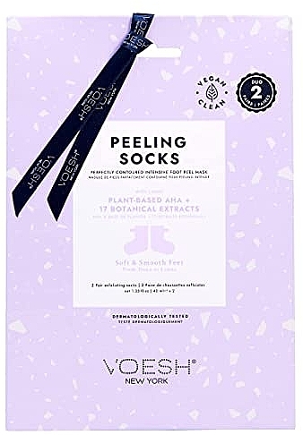 Носки для ног с эффектом пилинга - Voesh Peeling Socks Duo — фото N1