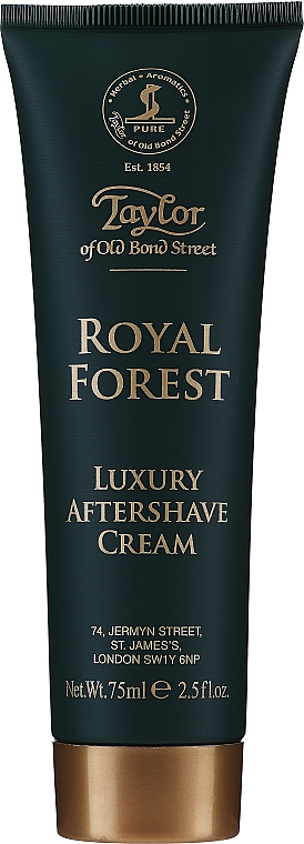 Taylor of Old Bond Street Royal Forest Aftershave Cream - Крем после бритья — фото N1