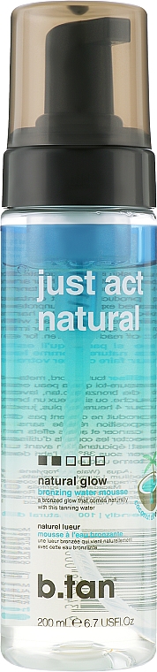 Мусс для автозагара "Just Act Natural" - B.tan Self Tan Mousse — фото N1
